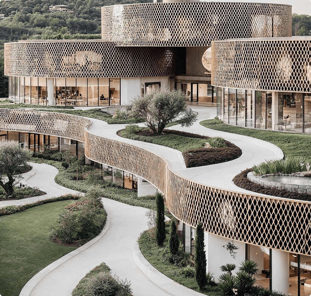 Photo-realistic architectural render created with a focused Rendervi workflow