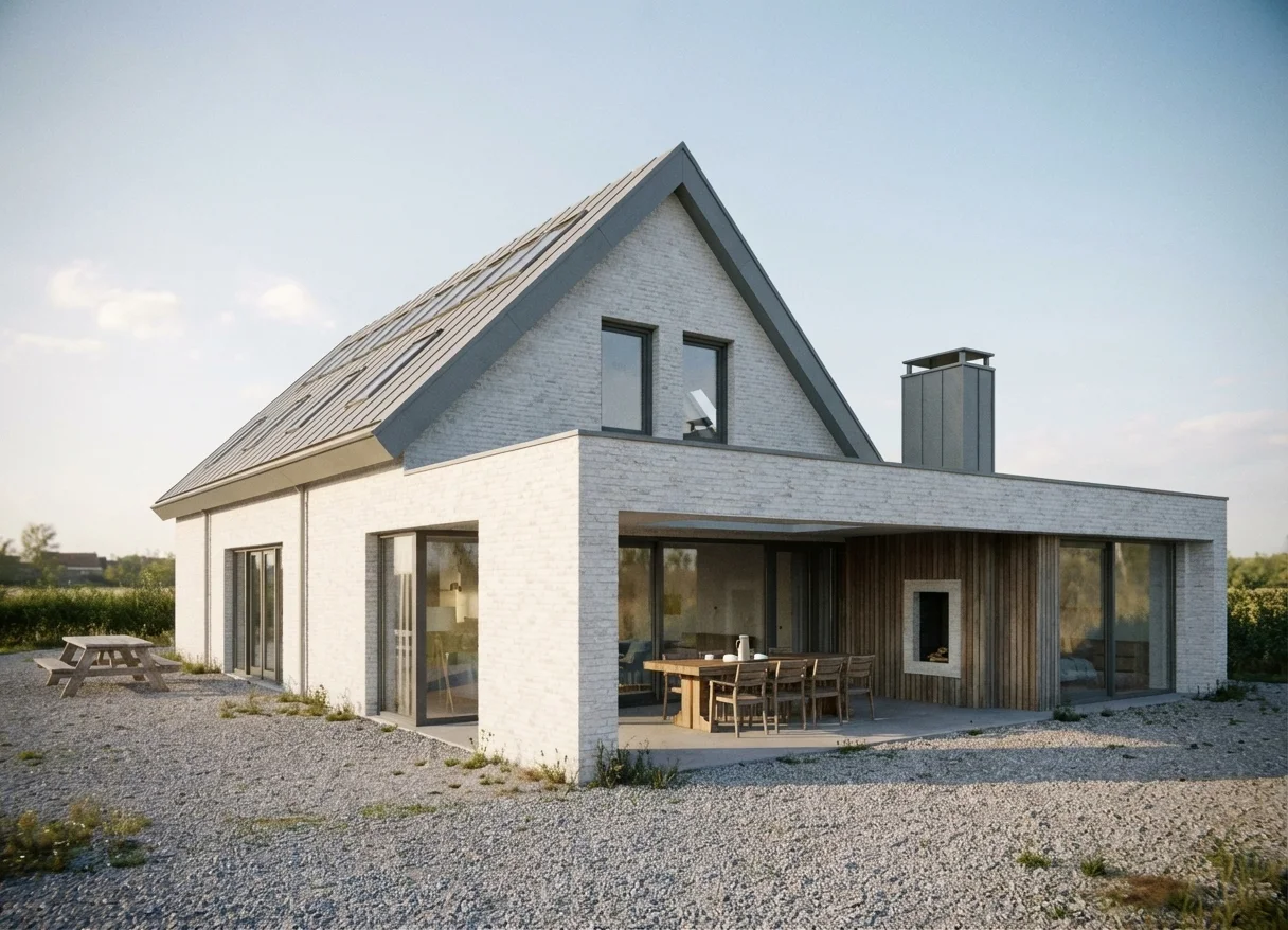 Architectural render created from a model screenshot
