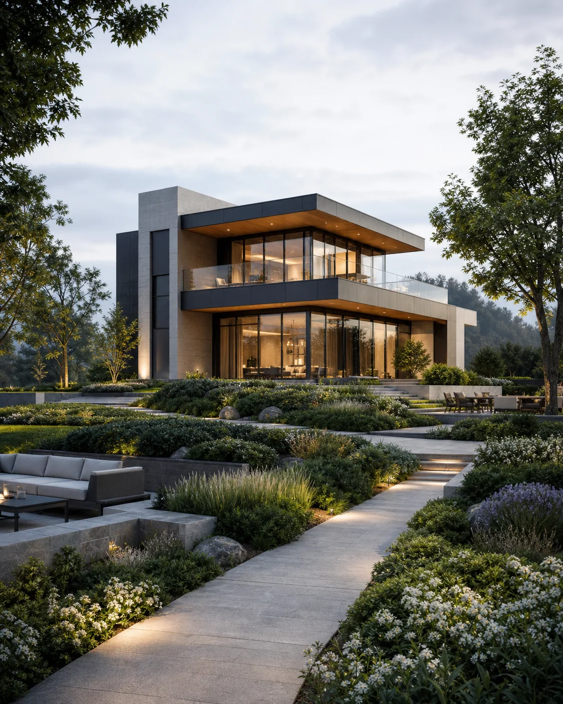 Landscape Concept mode example in Rendervi
