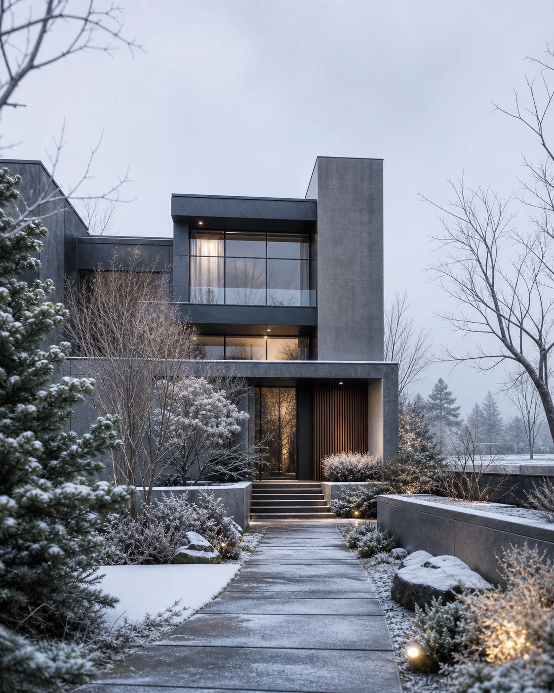 Winter Atmosphere mode example in Rendervi