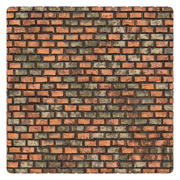 Red Brick Texture with Irregular Surface (Bricks 0002) texture preview
