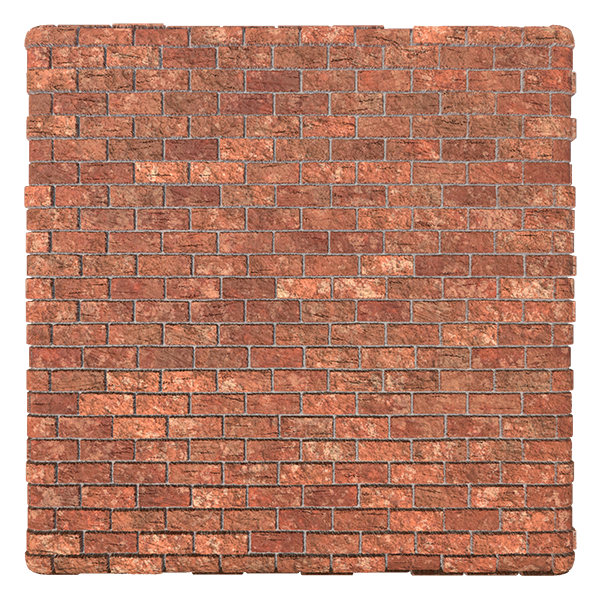 PBR Red Brick Texture with Trowel Marks (Bricks 0008) texture preview