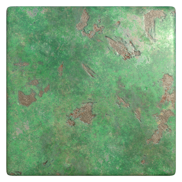 Damaged Green Plaster Wall Texture (Concrete 0003) texture preview