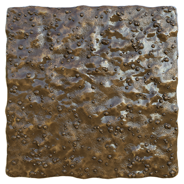 Swampy and Muddy Ground Texture with Rocks and Pebbles (Ground 0002) texture preview