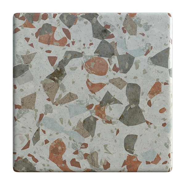 Terrazzo or Marble Texture with Various Colors (Marble 0003) texture preview