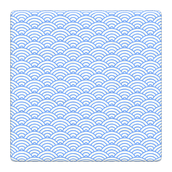Paper Texture with Japanese Wave Pattern (Paper 0001) texture preview