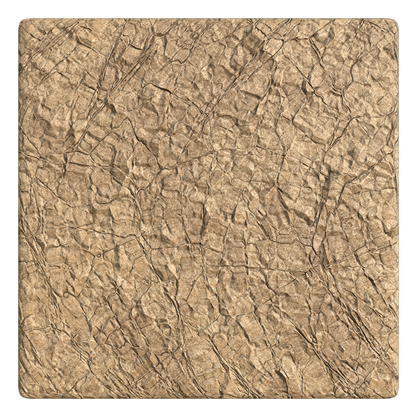 Highly Crumpled Parcel Packing Paper Texture (Paper 0005) texture preview