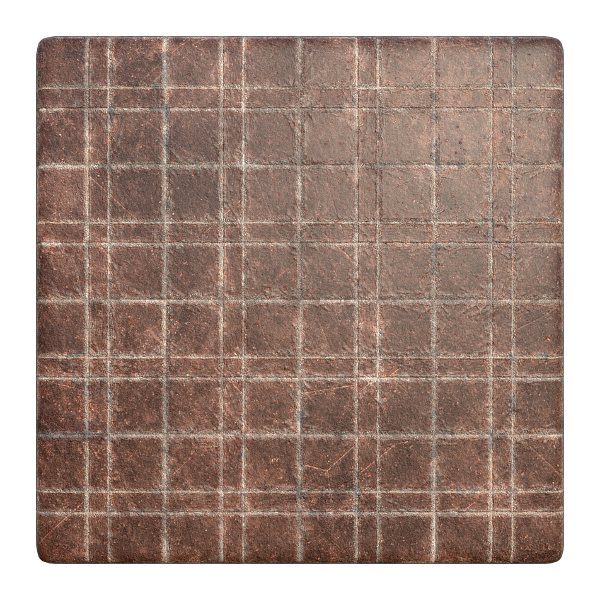 Brown Tile Texture with Scratches (Tiles 0005) texture preview