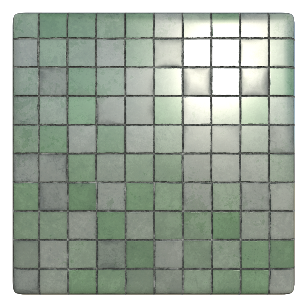 Shiny Green Tile Texture (Tiles 0006) texture preview